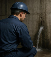 آموزش کامل اجرای آب‌بندی فشار منفی در بتن